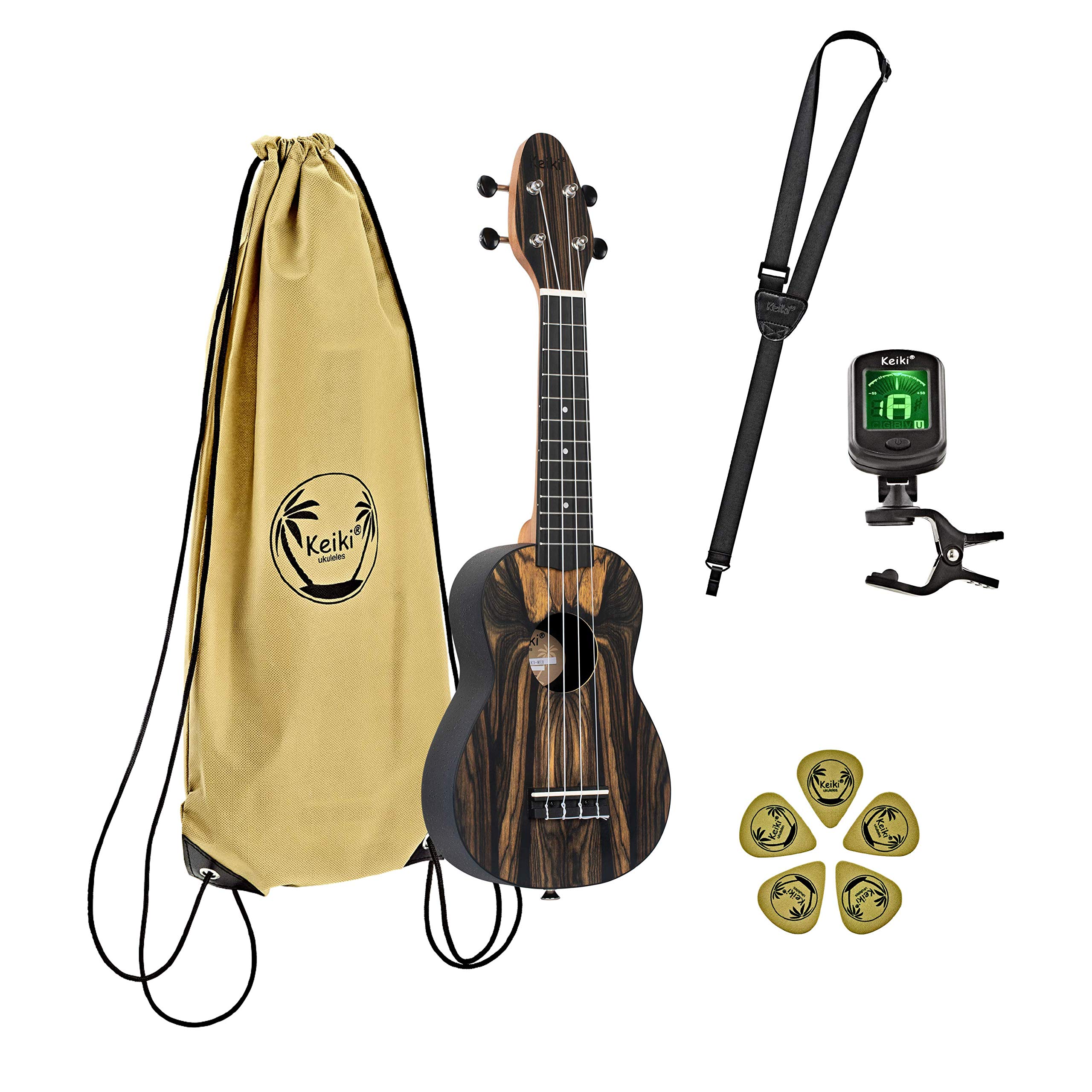 

ORTEGA Keiki Ukulele Set White Ebony Resin Body Soprano Bag Top/ABS K3-WEB (Tuner/5 Straps/Pick/Special Included) [ ]