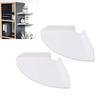 2pcs Wall Mount Floating Corner Shelves Quarter Round Hanging Corner Shelves for Bedrooms Living Rooms Shower Room