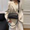 PU Leather Small Square Shoulder Bag For Women Simple Fashion Retro and Versatile Wide Strap Crossbody Bag Suitable for Going Out CLE