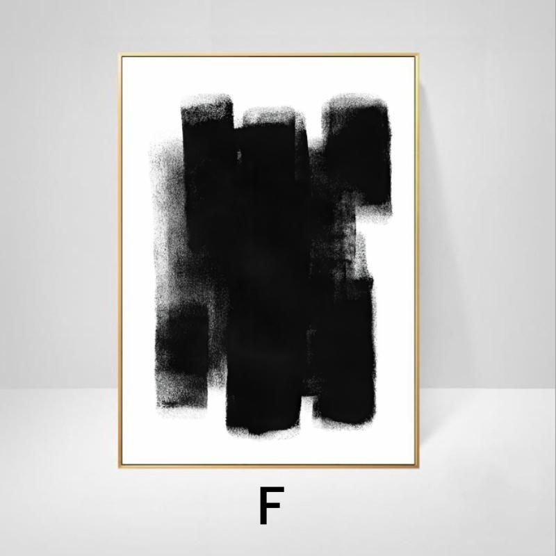 Black and White Wall Art Poster Landscape Architecture Figure Canvas Painting Nordic Living Room Home Decoration Picture Print