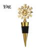 Decorative Wine Cork for Christmas Party Stopper with Silicone Ring, Stainless Steel Bottle Sealer, Leak Proof Saver Snowflake/Car/Train/Elf