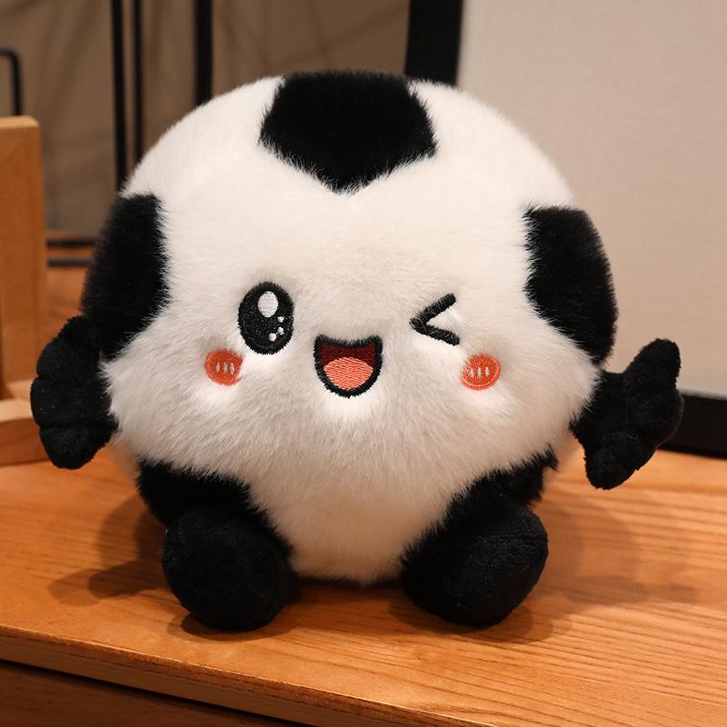 9~29cm Humanoider Fußball Plüschtier Kuscheltier Blinkend Kawaii Sportball Kissen Niedliche Dekoration Plüschtier Geschenk 19cm