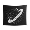 Katze Mond Sternbild Wandbehang Wandteppich Gotische Kunst Himmlische Ästhetik Katzenliebhaber Geschenk Geheimnisvoll Romantisch Ideal