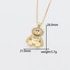 Collana con Orsetto Carino Europeo per Clavicola - Stile Hip Hop per Donne