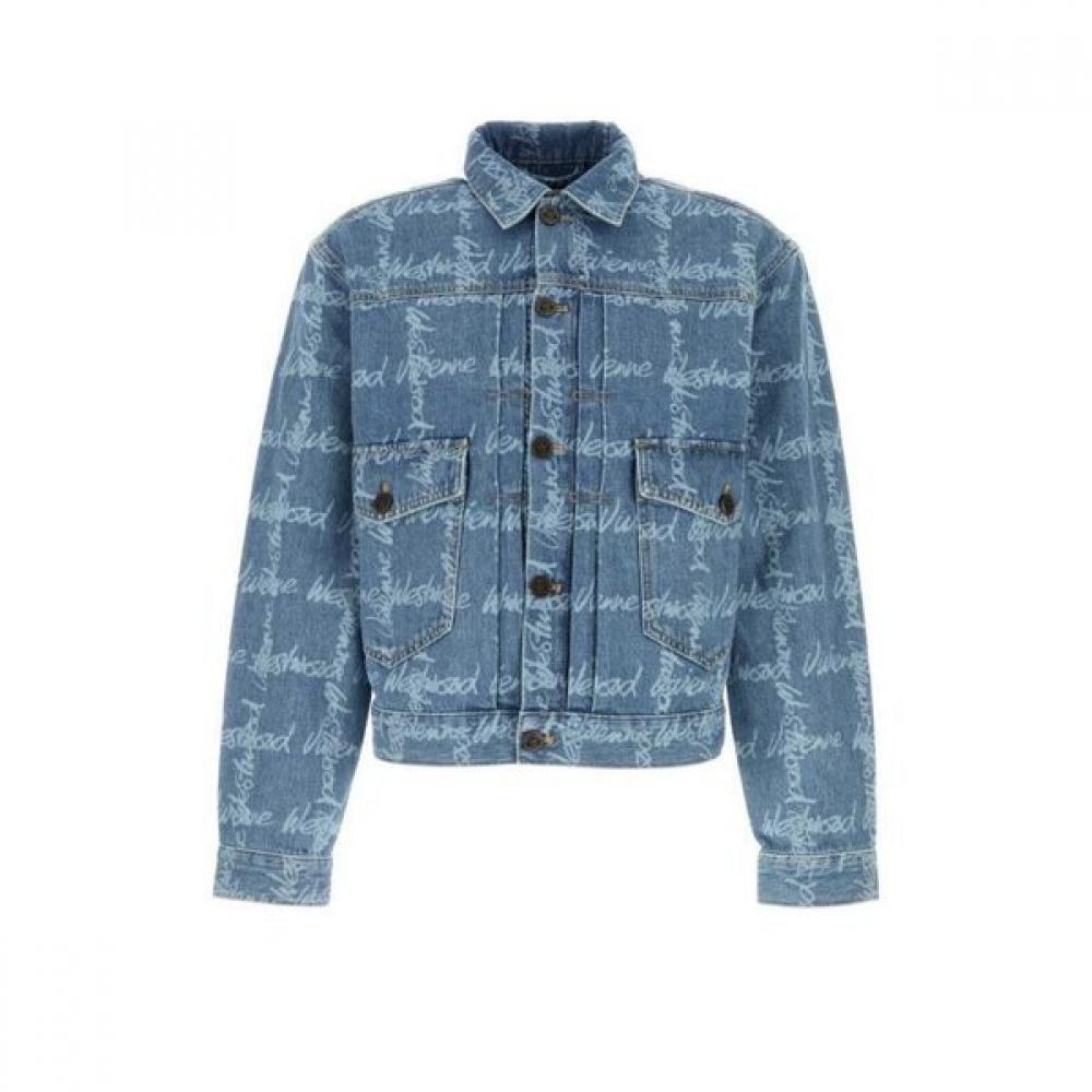 

25ss Vivienne Westwood Denim Jacket 2801000ew014ik306 Vw Dom L