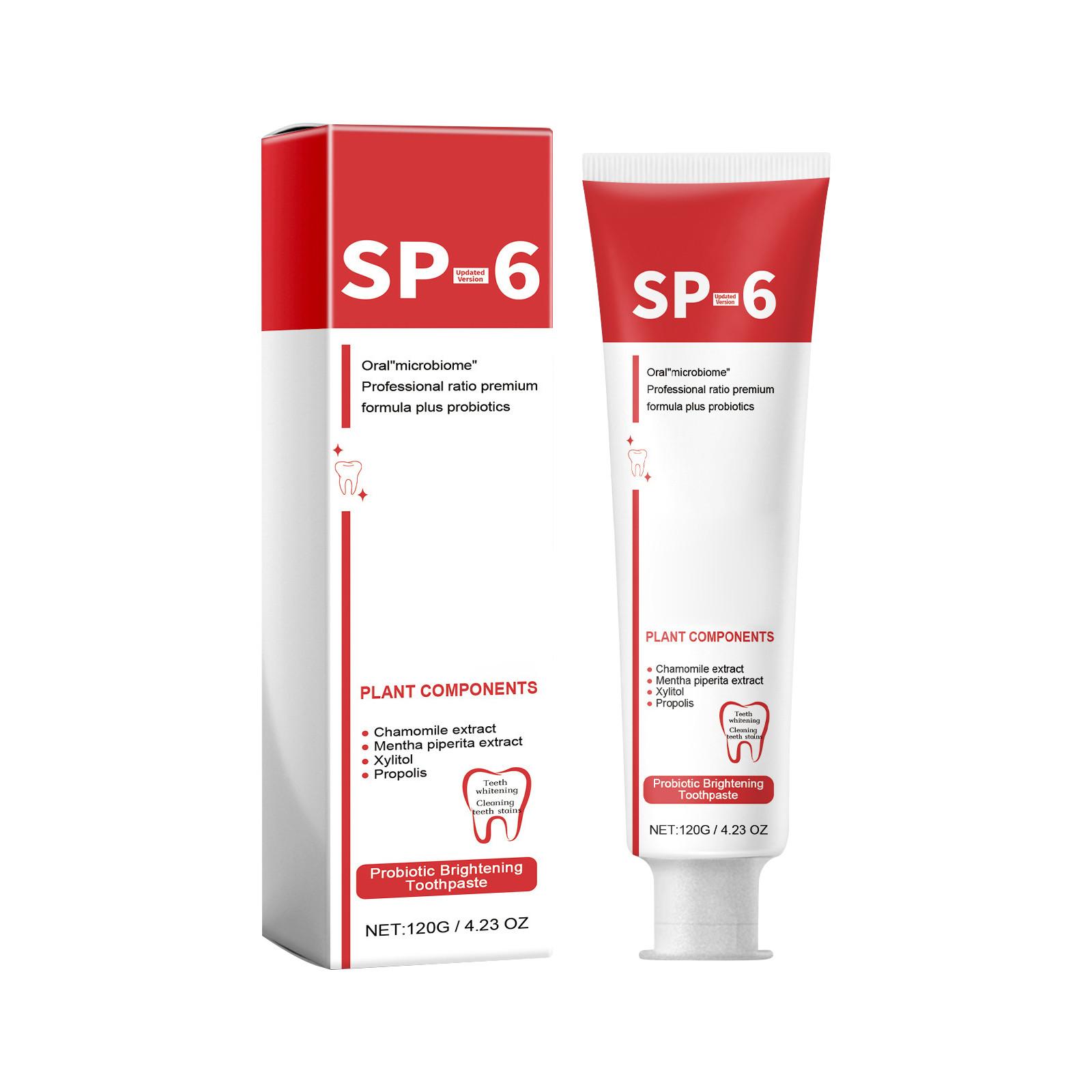 

Пробиотическая отбеливающая зубная паста, зубная паста для глубокой очистки, зубная паста для свежего дыхания One Size красный