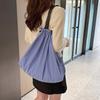 Simple Shoulder Bag Women Multi-purpose Large-capacity Drawstring Cross-body Light Nylon Cloth Tote