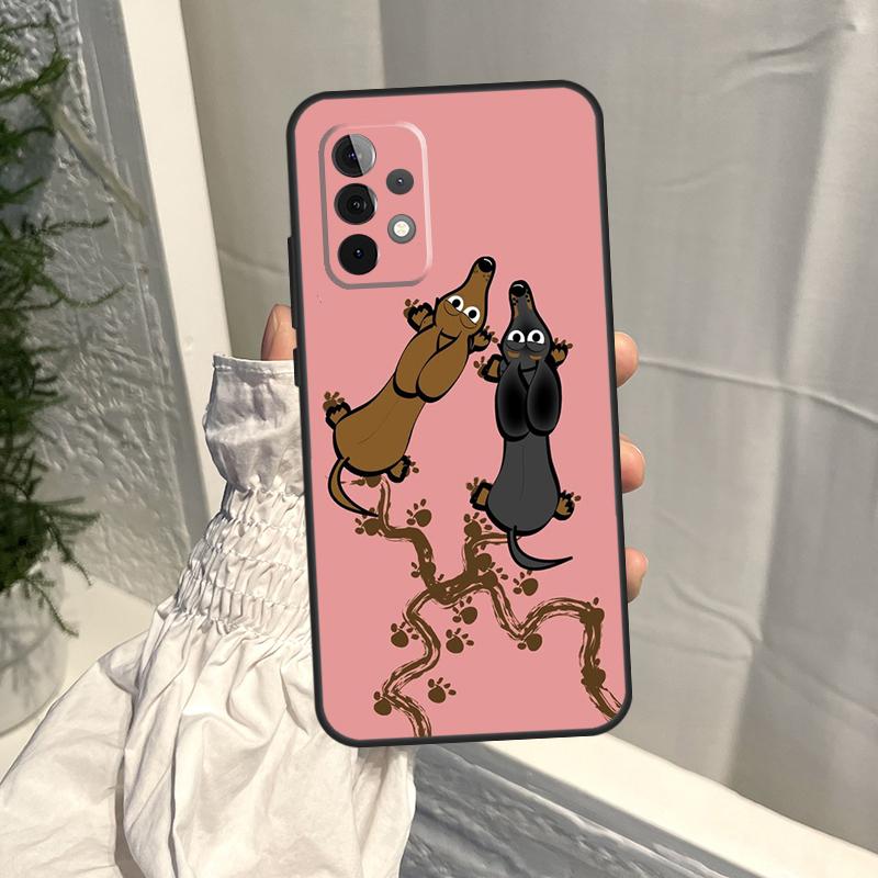 

Dachshund Dog Case For Samsung Galaxy A54 A34 A12 A32 A42 A52 A13 A23 A33 A53 A73 A50 A51 A71 A14 Cover Samsung A14
