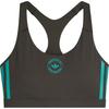 X Sporty & Rich Bralette Carbon Women Tops Grey KA0710