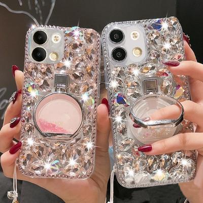 Bling Strass Hülle für Samsung S23 S22 Ultra S21 Plus S20 FE A14 A34 A54 A13 A33 A23 A53 A32 A42 A52 A72 A22 A51 A12/iPhone 14 13 12 Diamant-Abdeckung