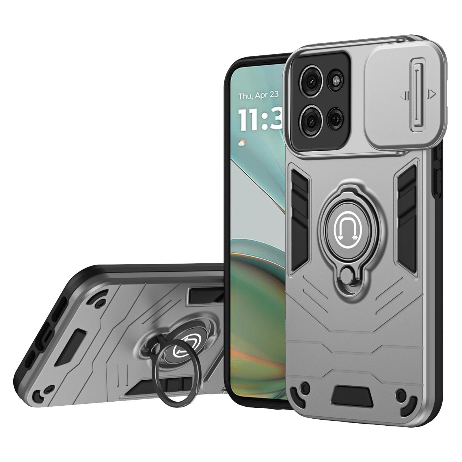 

For Motorola Moto G75 5G Case Slide Camshield Kickstand PC+TPU Phone Cover A