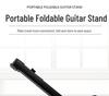 A-Type Wooden Folding Guitar Stand for Acoustic, Electric, Bass, and Pipa