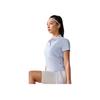 Li Ning Minimalist Dopamine Casual Sports Polo Shirt Women Tops Sky-Blue APLU256-3