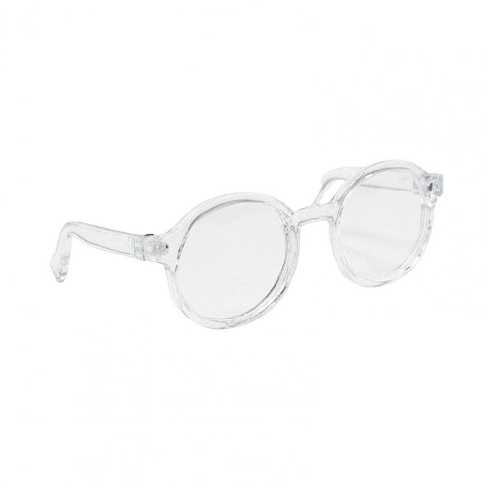 Doll Glasses Accessories Stylish Doll Accessories Pet Doll Sunglasses Set for Photo Shoots Costumes Mini Round Frame