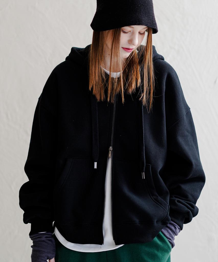 Wv Project Neo Cozy Zip-Up Hoodie Black Jjhd7647