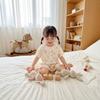 Summer Children'S New Short-Sleeved Loungewear Thin Boys And Girls Cotton Gauze Pajamas Baby Korean Lace Set