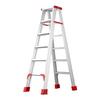 Ourico Double-Sided Aluminum A-Frame Ladder, 2.0m