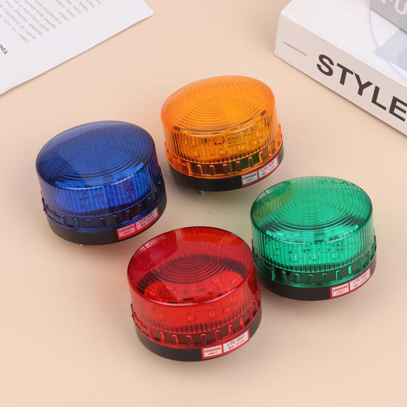 Stroboskop-Warnlicht Kleines LED-Blinklicht Sicherheitswarnlicht Konstant Blinkende Lichter 12V 24V 220V