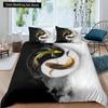Yin Yang King Queen Duvet Cover Vintage Tai Chi Quilt Cover Divination Bedding Set Oriental Culture Polyester Comforter Cover