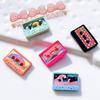 10Pcs Dollhouse Miniature Simulation Retro Tape Model Diy Accessories Toys Deacorations Ornaments