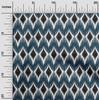 oneOone Tessuto Cotone Elasticizzato Stampa Geometrica Ikat Tessuto BTY Larghezza 40 Pollici