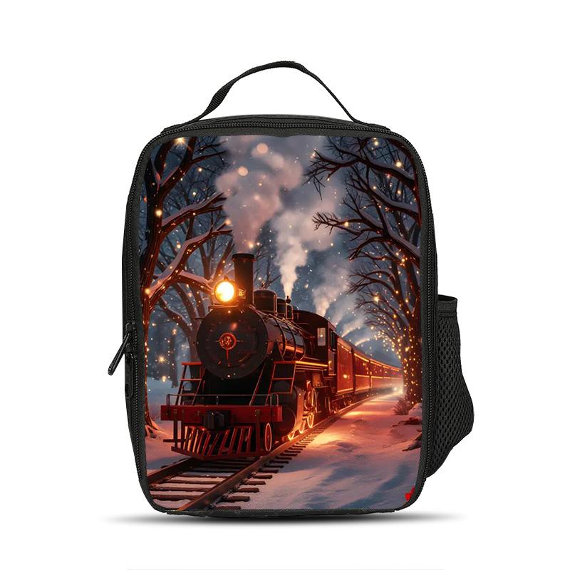 Train Ice Pack, Large Capacity, Lightweight and Compact, Printed New Style, Best School Companion for Boys and Girls