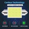 2/6/10 PCS C5W LED Bulb C10W Festoon 31/36/39/41/42mm COB White Car Interior Dome Reading Lights Trunk License Plate Lamp 12V Dome Lights 6