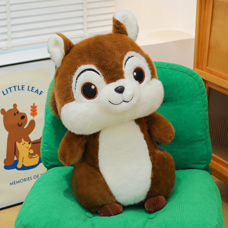 

Большая плюшевая игрушка Белка Чичи Милая кукла Тити Спящая кукла Детские подарки 40cm (0.46kg)