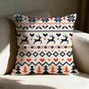 Reindeer Cute Pillow Case Pillowcase, Double-Sided Printed, Sofa Cushion, Bedroom Headboard Pillow