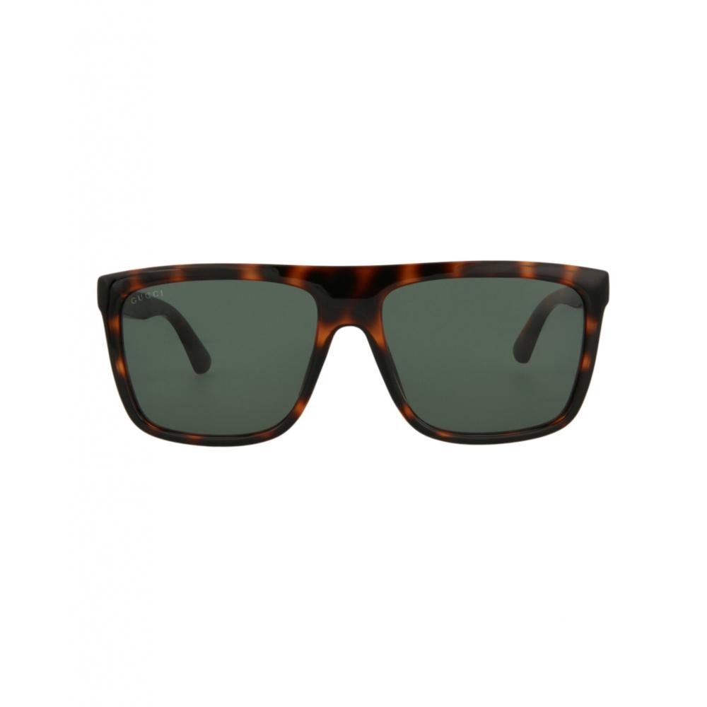 

Солнцезащитные очки Gucci в квадратной оправе havana havana green