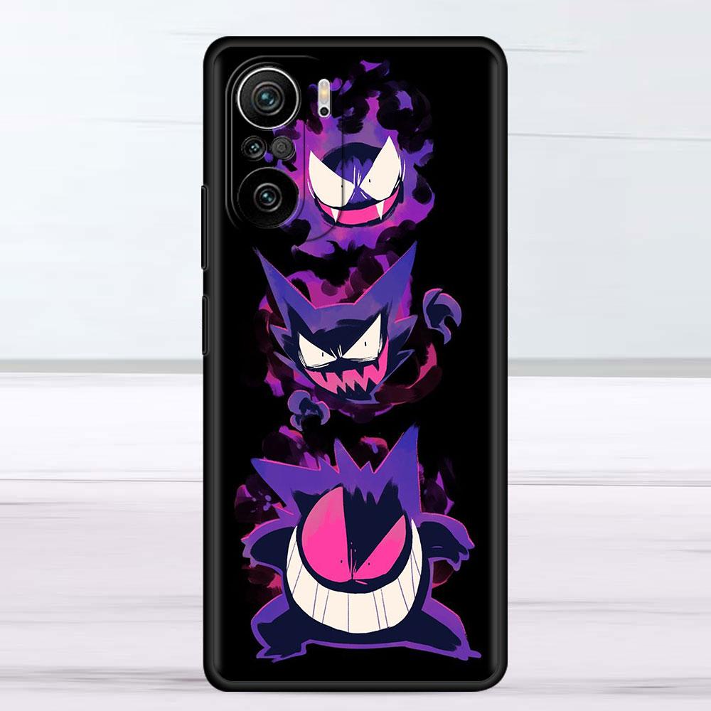 Fall Für Xiaomi Redmi Hinweis 111 9S 10 9 8 7 9A 9C 9i K40 8T 10C 9T K50 Silikon Telefon Shell Japan Anime Pokemon Gengar