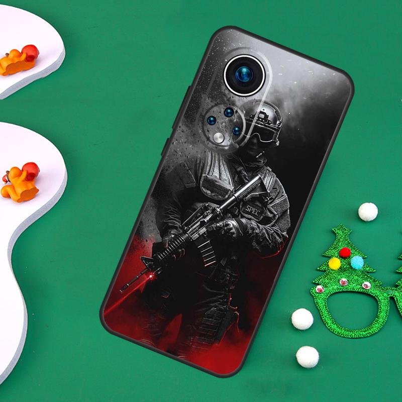Army Soldier Special Forces Case For Honor 200 Lite 50 70 90 X9c X9b X9a X8a X8b X7a X6a X8 X9 Magic 7 5 6 Pro Cover
