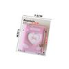 Durable 2-inch Card Storage Photocard Holder Wings Patterns With Keychain Kpop Idol Card Binder Photo Album
