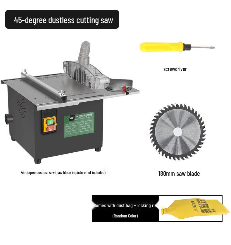 High-Power Mini Table Saw: Multi-Functional Woodworking and Home Renovation Tool