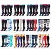 4 Pairs Women Men Compressed Socks 20-30mmHg Large Support Socks for Enhances Blood Flow and Reduced Swelling In Legs