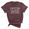 Autism Awareness Shirt Autism Acceptance T Shirt Gift Special Ed Gift Women Crew Neck Short Sleeve Tshirt Neurodiversity Tshirt