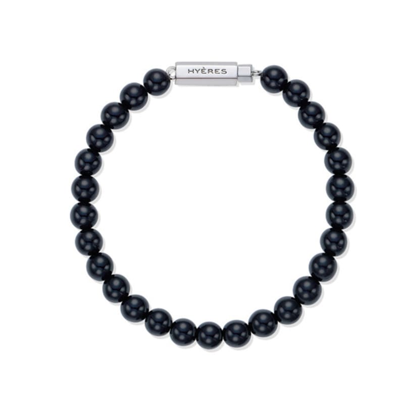 Hyeres-lor H Edition (W) Ball Black Onyx Bead Bracelet HL6B46630WB