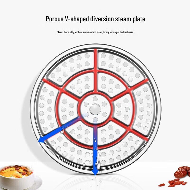 Supor 304 Stainless Steel Double-Layer Steamer Pot