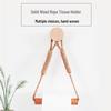 Hand-Woven Punch-Free Hemp Rope Toilet Paper Holder