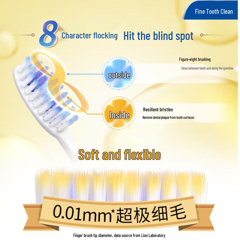 Lion Elastic Gum Care Soft Bristle Toothbrush