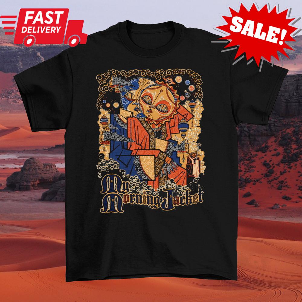 My Morning Jacket Bannaroo Concert Shirt Black Unisex S-5XL 1J0386 Unisex T-Shirt S