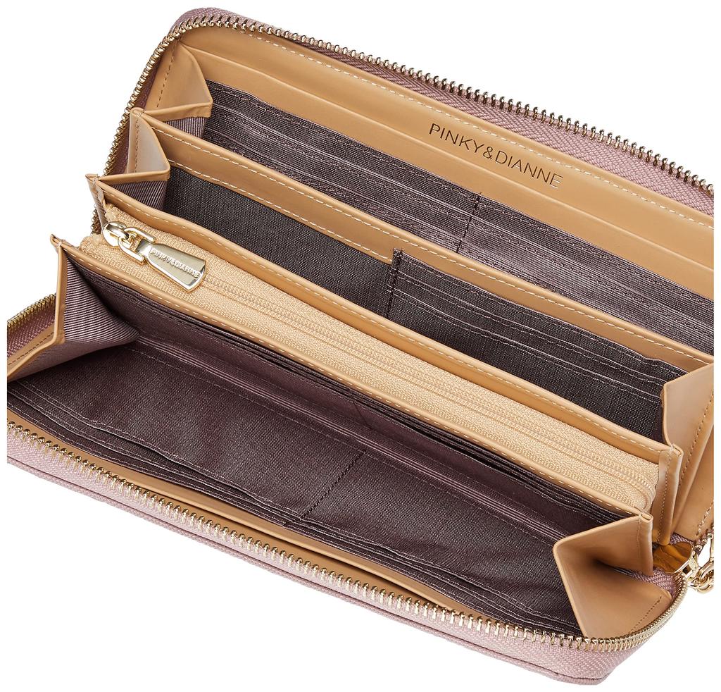 Rundes, längliches Portemonnaie mit Reißverschluss