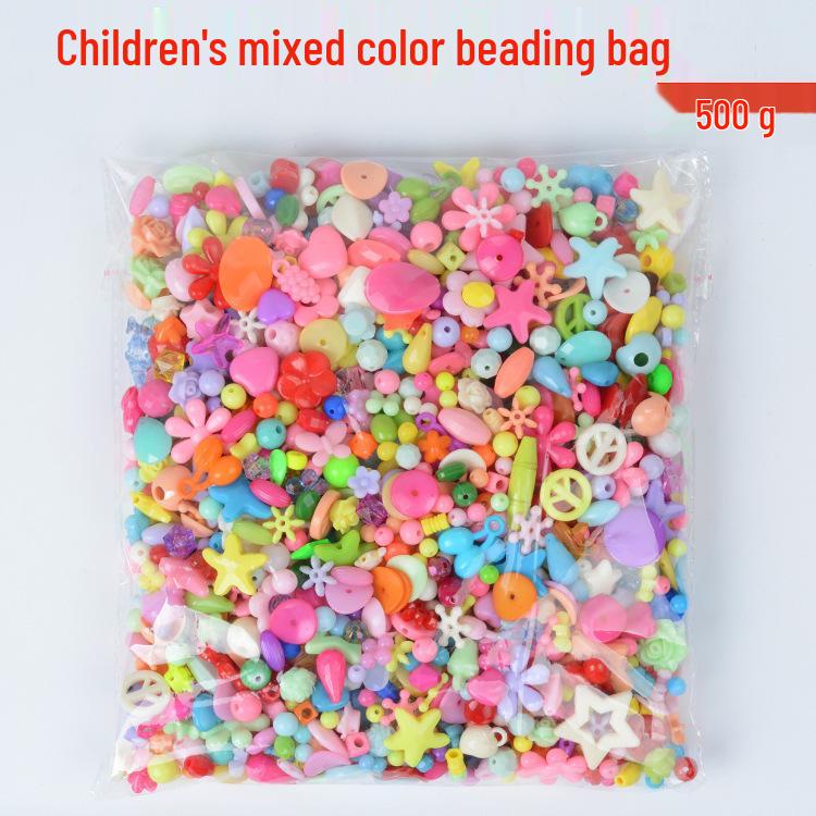 Children s Colorful Acrylic Beads DIY Kit: Loose Beads for Stringing Bracelets & Necklaces