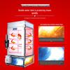 Commercial Automatic Baozi & Mantou Steamer with Insulated Glass Cabinet