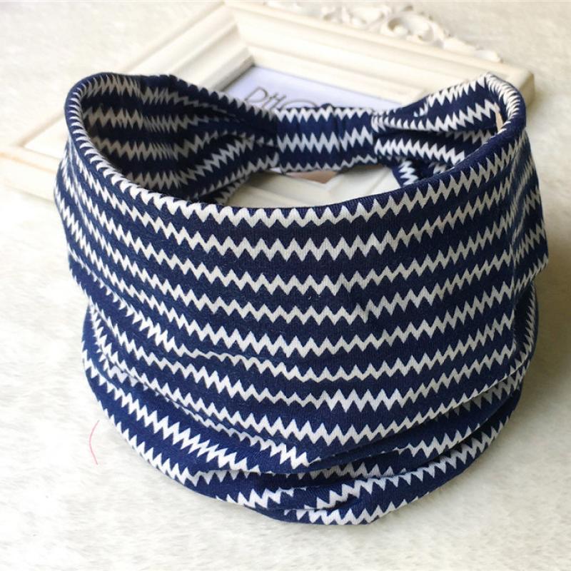 Querbreites Stirnband für Damen, breites Haarband, elastisches Sport-Kopfbedeckung, Yoga-Haarband, Workout-Kopftuch, 4er-Pack