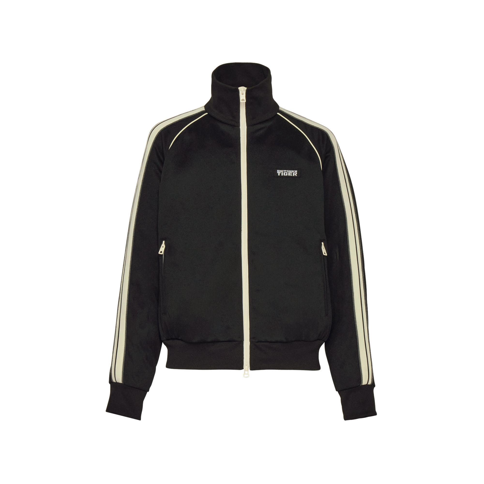 Onitsuka Tiger SS26 DENIVITA Collection TRACK TOP Jacket Men s Black 2181B141-001 L