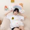 Unique Ins Style Simple Unicorn Rainbow Cloud Heart Plush Pillow For Sofa And Bed