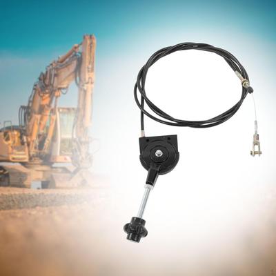 Cabo de acelerador manual de escavadeira, acessórios de fio flexível, conjunto resistente