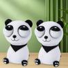 Panda Squish Toy Popping Eyes Girevole TPR Divertente Morbido Antistress Trucco Prop Animale adorabile