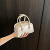 Sommer Koreanische Version Mode Tragbar Kleine Tasche Damen 2025 Neu Einfache Kleine Quadratische Tasche Vielseitig Bowling Umhängetasche
